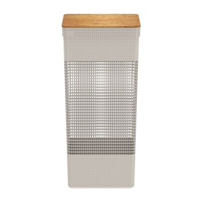 Cesto para Roupas 49L 455 BGF Bege Martiplast