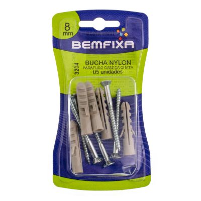 Kit Buchas e Parafusos 8mm CCH Bemfixa