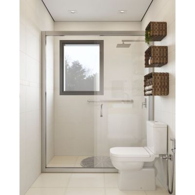 Kit Vaso Sanitário com Caixa Acoplada Acionamento Duplo 3/6L Assento Softclose Elite Branco Celite