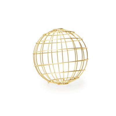 Adorno Esfera Dourado Metal 18x18cm Mart Collection
