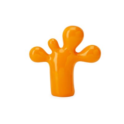 Adorno Poliresina 23x23,5x8cm Laranja Mart Collection