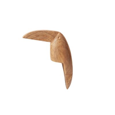 Adorno Tucano Poliresina 21,5x6,5x15cm Marrom Mart Collection