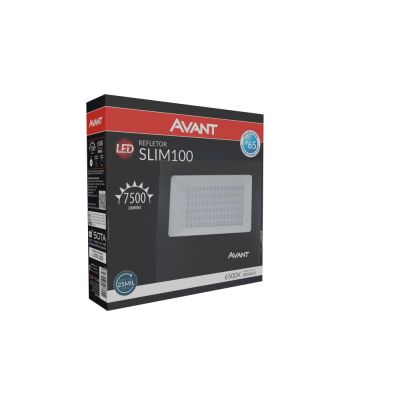 Refletor LED Slim 100W 6500K Bivolt Avant