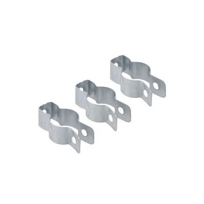 Abraçadeira de Metal Tipo D 1/2" com Parafusos 3 Peças Perfil Líder