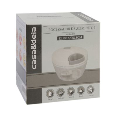 Processador de Alimentos Manual 500 ml Transparente Casa&Ideia
