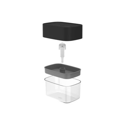 Kit Organizador para Pia Trium 10x10,5x15 Preto Martiplast