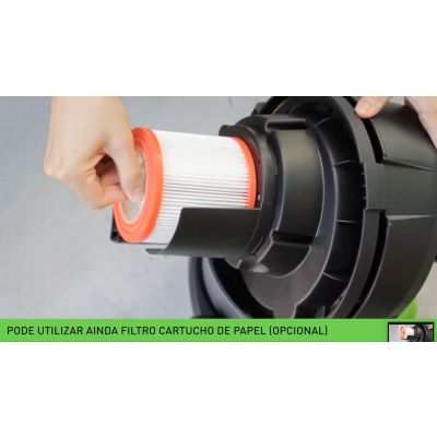 Aspirador de Pó e Líquidos Industrial Ecoclean 1200W 220V IPC Brasil