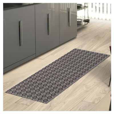 Passadeira PVC Mix Flores 55x150cm Multicolor Kapazi