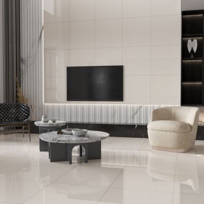 Porcelanato Saara Retificado Polido 80x80 Málaga