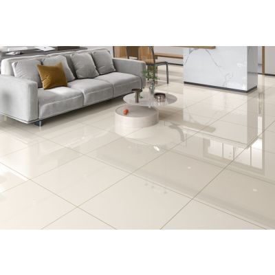 Porcelanato Ivory Retificado Polido 60x60 Málaga