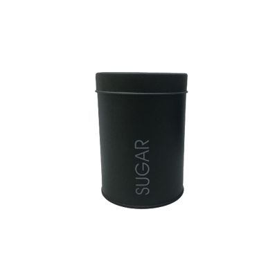 Pote de Açúcar Slim Metal Preto Casa&Ideia