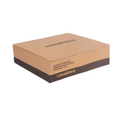 Jogo de Pratos de Porcelana para Lanche 4 Peças 21cm Casa&Ideia