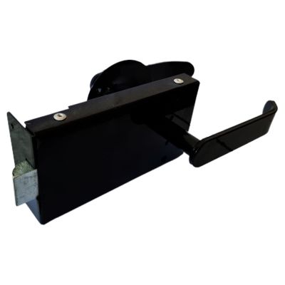 Fechadura para porta Corta-Fogo de Sobrepor Sem chave Preto Durati