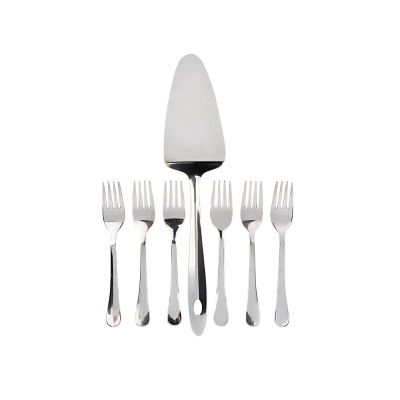 Kit Bolo Espelhado 7 Peças Inox Casa&Ideia