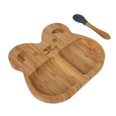 Conjunto Refeição Infantil 2 Peças Bambu Casa&Ideia