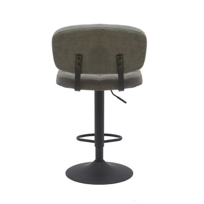 Banqueta Elegance Metal Cinza Diagonal