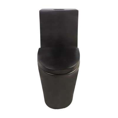 Kit Vaso Sanitário Monobloco Acionamento Duplo 3/6L Roma Preto Matte Addra