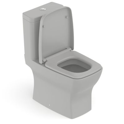 Kit Vaso Sanitário com Caixa Acoplada Acionamento Duplo 3/6L Boss Stone Incepa