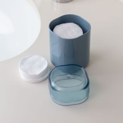 Porta Algodão Dual Azul Glacial Martiplast