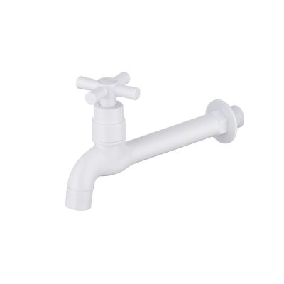 Torneira ABS Branco de Parede Fixa longa Hidrofama
