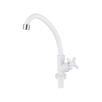 Torneira de Mesa ABS Cozinha Bancada Branco Hidrofama