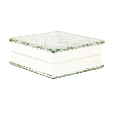 Tijolo de Vidro 19x19x8cm Jewel Clear Incolor Vitraltec