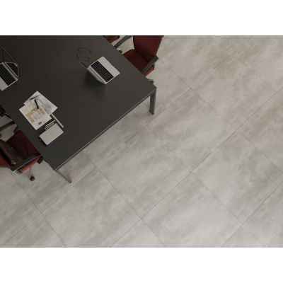 Piso Vinílico Cola Citta Pro Cemento Grigio 96x96 Biancogres