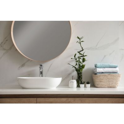 Porcelanato Calacata Retificado Acetinado 72X72 Savane