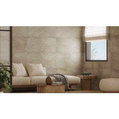 Porcelanato Concretíssimo Retificado Acetinado Comercial 56X113 Savane