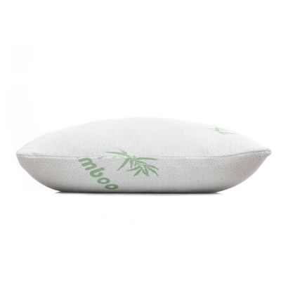 Travesseiro de Fibra de Bambu 70x50cm Branco Casa&Ideia