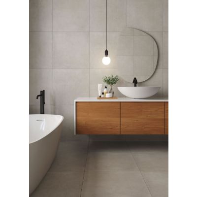 Porcelanato Manila Cinza Bold Acetinado 60x60 Eliane