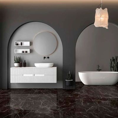 Piso Cerâmico 70x70 PR70201 Preto Extra Ilhabella