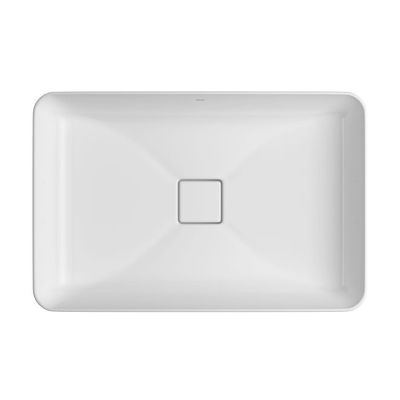 Cuba para Banheiro de Sobrepor Louça Slim Branco Retangular 60cm Deca