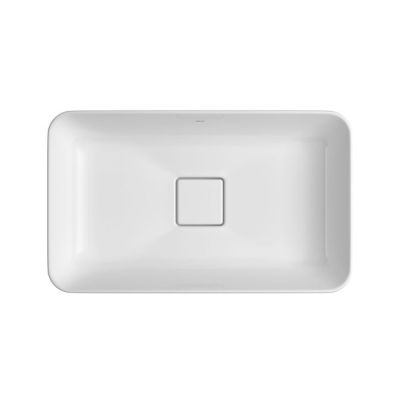 Cuba para Banheiro de Sobrepor Louça Slim Branco Retangular 50cm Deca