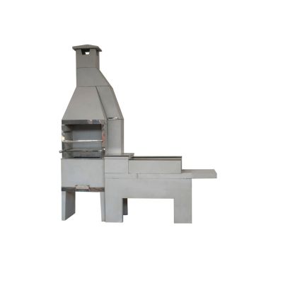 Churrasqueira Dupla G com Fogão Concreto Natural Primus