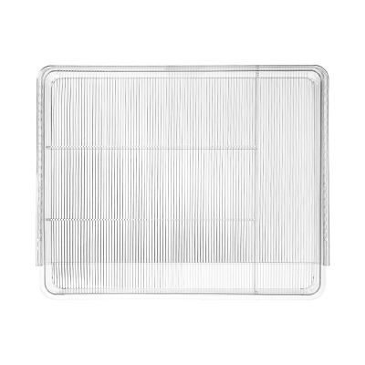Porta Talheres Amarilis Transparente 36,5x29,5x48,5cm 5,7l Casa&Ideia