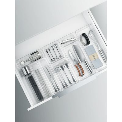 Cesto Organizador Amarilis Transparente Retangular 15,2x30,5cm 2,4l Casa&Ideia
