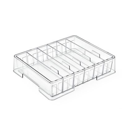Organizador P /Tampas Amarilis 36,6x29,5cm Transparente Casa&Ideia