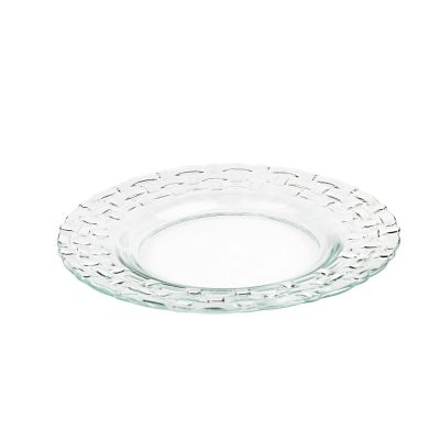 Prato Sobremesa 17,5 Cm Purity Vidro Casa&Ideia