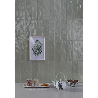 Revestimento de Parede Prisma Matcha Bold Brilhante Classe A 7x25cm Eliane