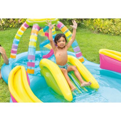Piscina Playground Rainbow Funnel 206 Litros Intex
