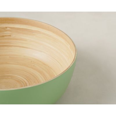 Bowl 10cm Bambu Verde Fosco Redondo Casa&ideia