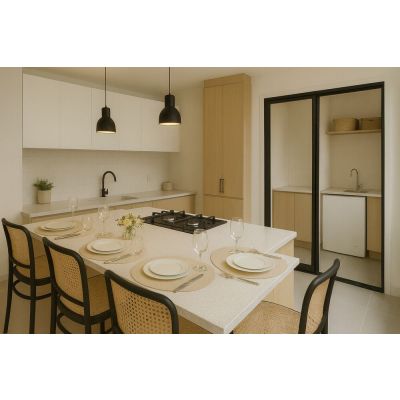 Prato Sobremesa 19cm Aurora Branco Vidro Casa&ideia