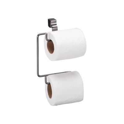 Suporte Papel Higiênico Duplo Grafite Arthi