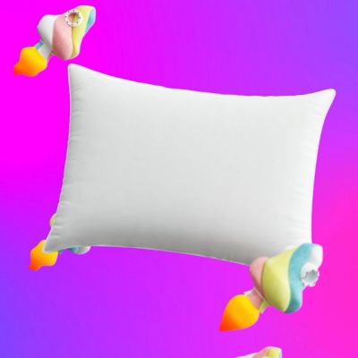 Travesseiro Nasa Marshmallow 60x40x20 cm Branco Fibrasca