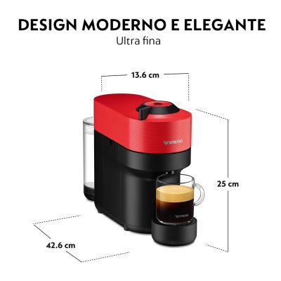 Cafeteira Vertuo Pop Vermelho Nespresso