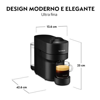 Cafeteira Vertuo Pop Preto Nespresso