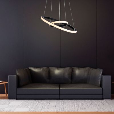 Pendente Preto 3000k 25w Montreal Preto Bivolt Taschibra