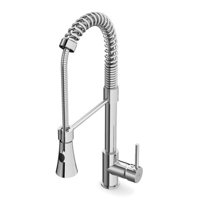 Misturador Monocomando para Mesa de Cozinha 1/4'' Gourmet Cromado 1/4 Volta Celite