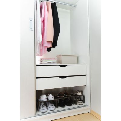 Organizador c/Tampa My Closet Linho 60L 41x60x30,5cm